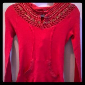 Free People thermal hoodie